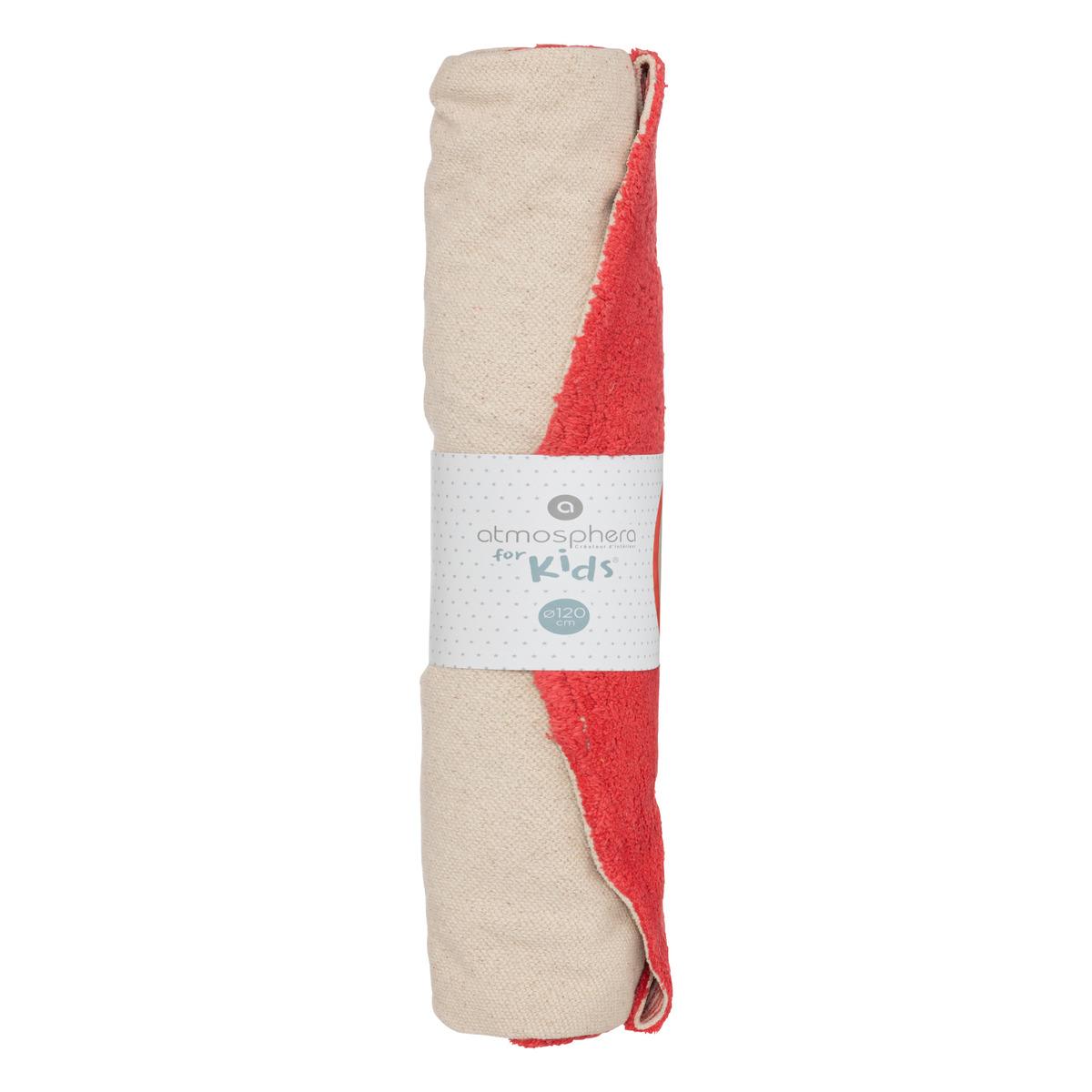 TAPIS ROND COTON CIRCUS D.120CM