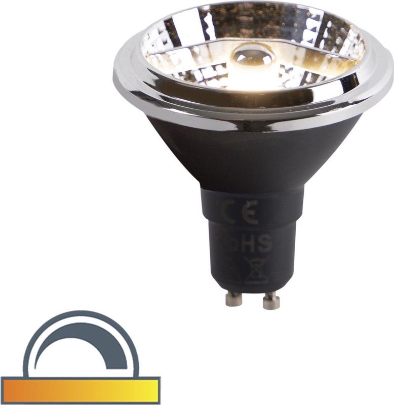 LUEDD GU10 dim to warm LED lamp AR70 6W 320 lm 2000K-3000K