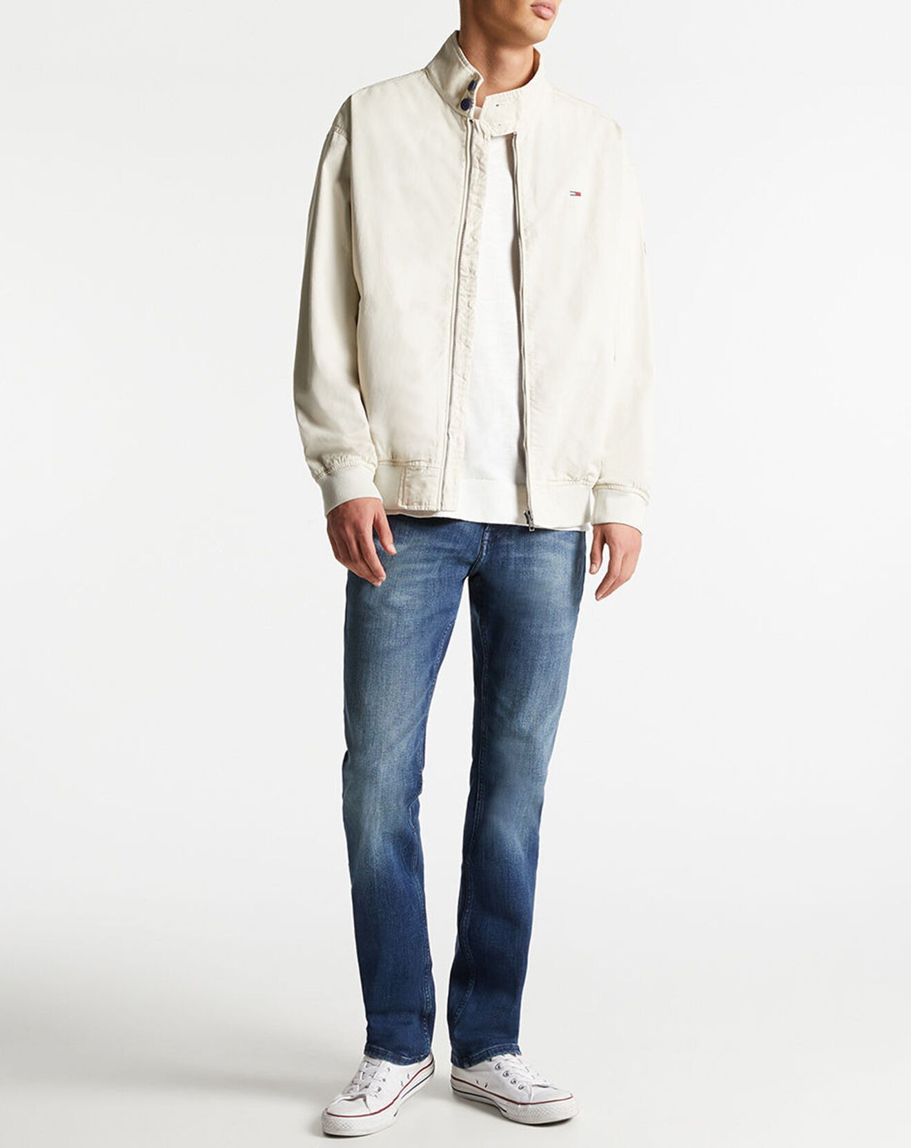 Tommy Jeans Blouson Flag écru