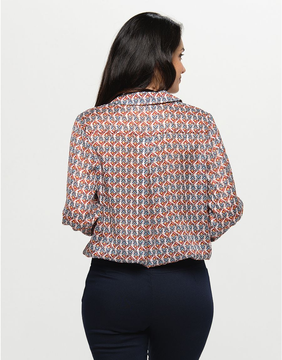 Blouse fluide imprimée