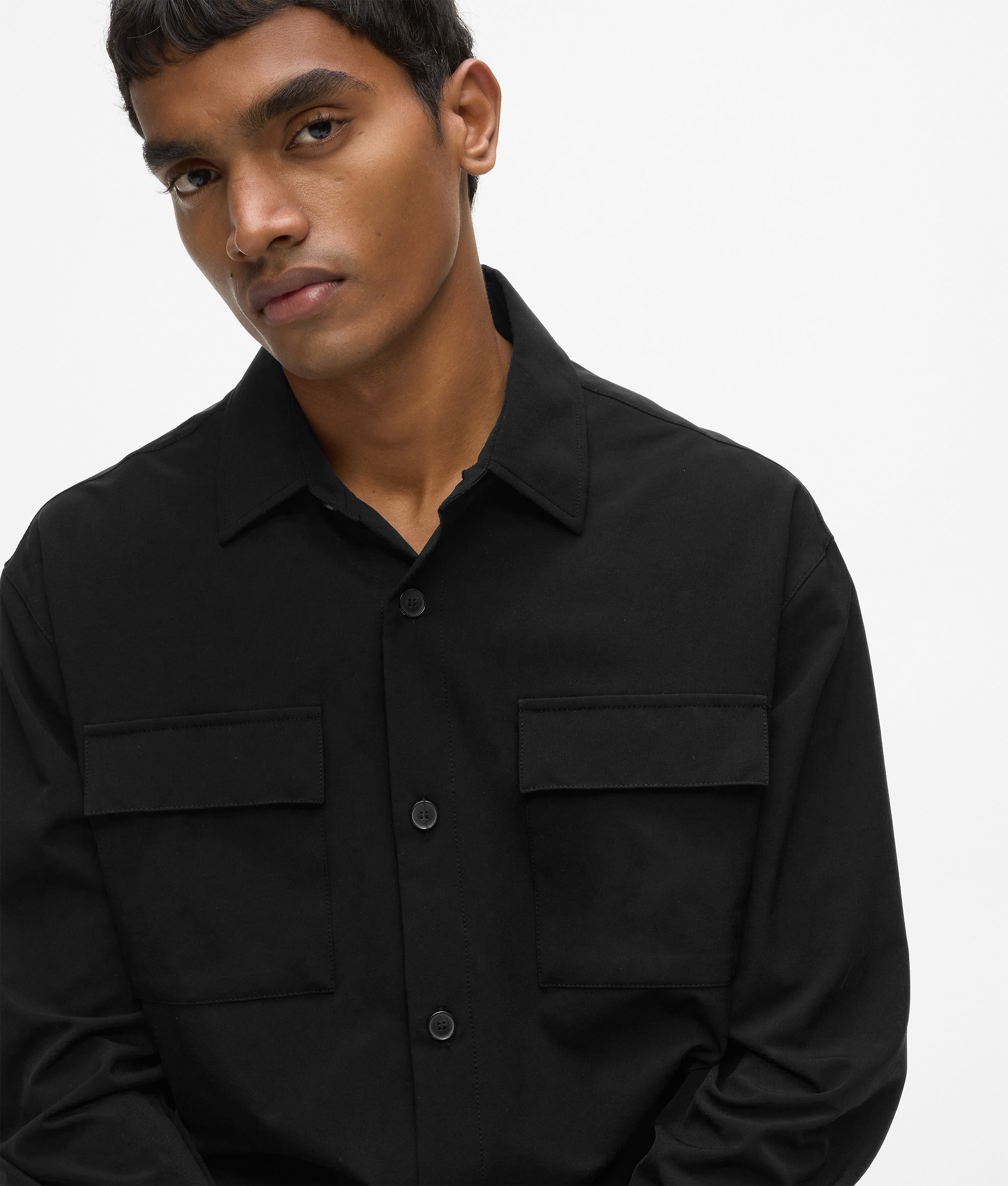 Shirt met borstzak