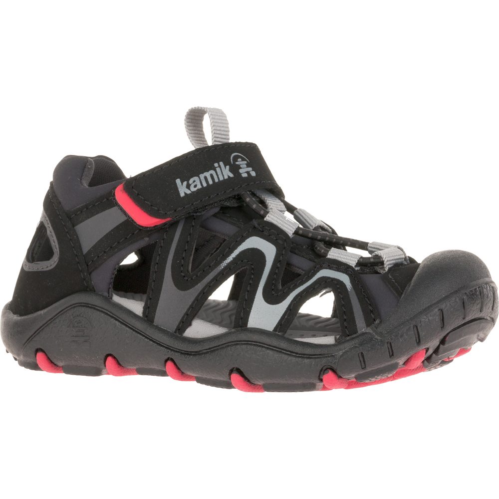 Kamik Kick Trekkingsandalen Kinder black charcoal