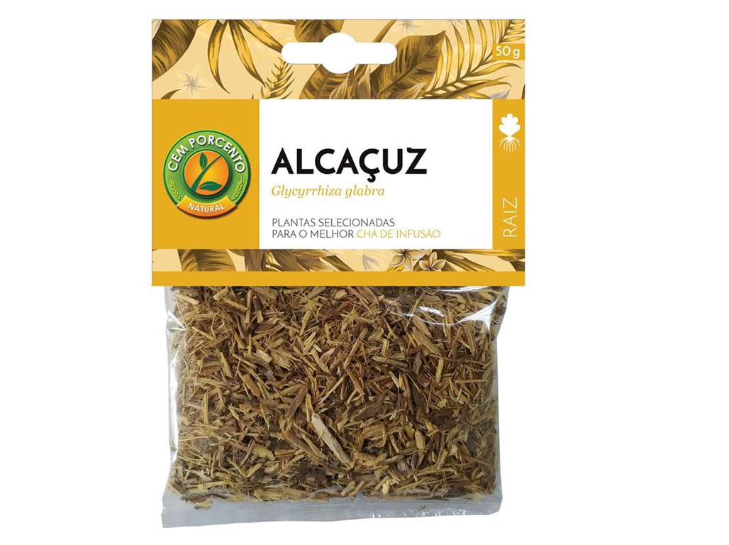 CHÁ CEM PORCENTO EM SACO ALCAÇUZ RAIZ 50G