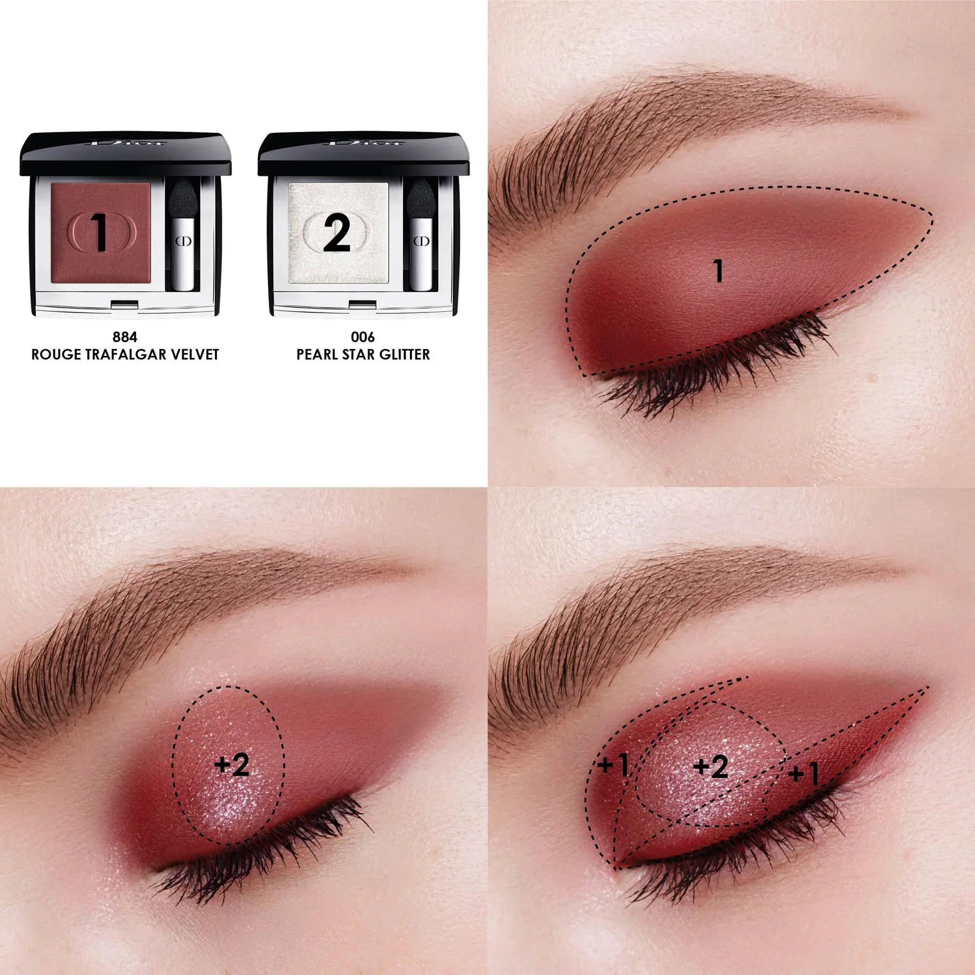 Dior - Diorshow Mono Couleur Couture - Fard à paupières haute couleur- Ombre à paupières