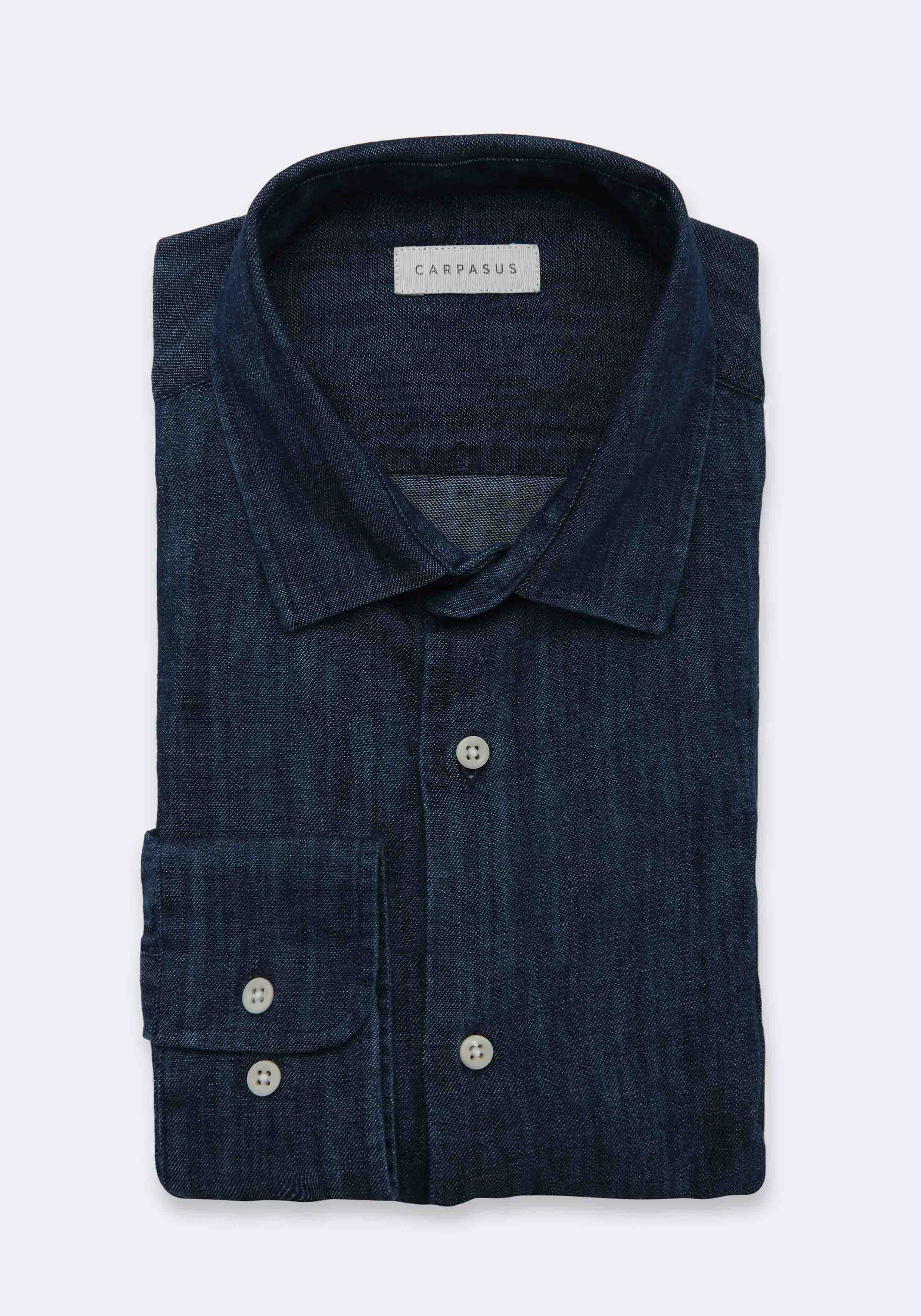 Carpasus Denim-Hemd Mar Marine