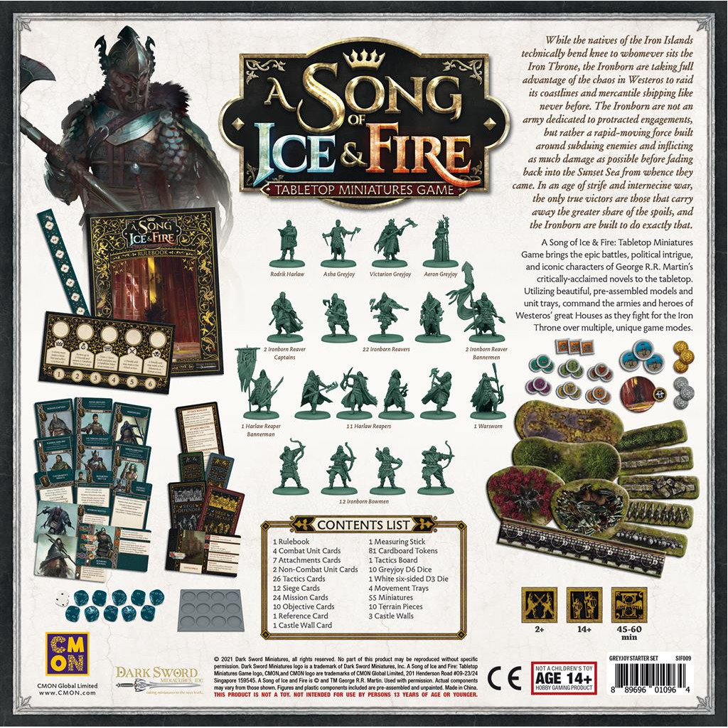 Le Trône de Fer : le Jeu de Figurines - Boîte de base Greyjoy