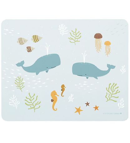 A Little Lovely Company Tischset - Vinyl - Ocean