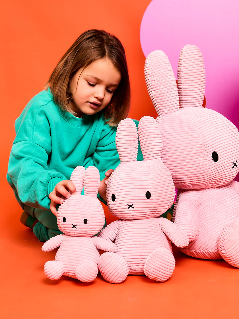 Handgemaakt knuffeldier Miffy, H 23 cm