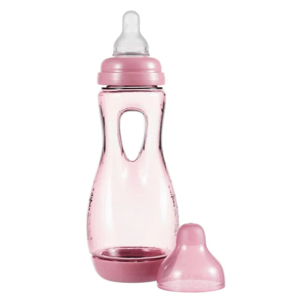 Difrax Handgreepfles Raspberry240 ml