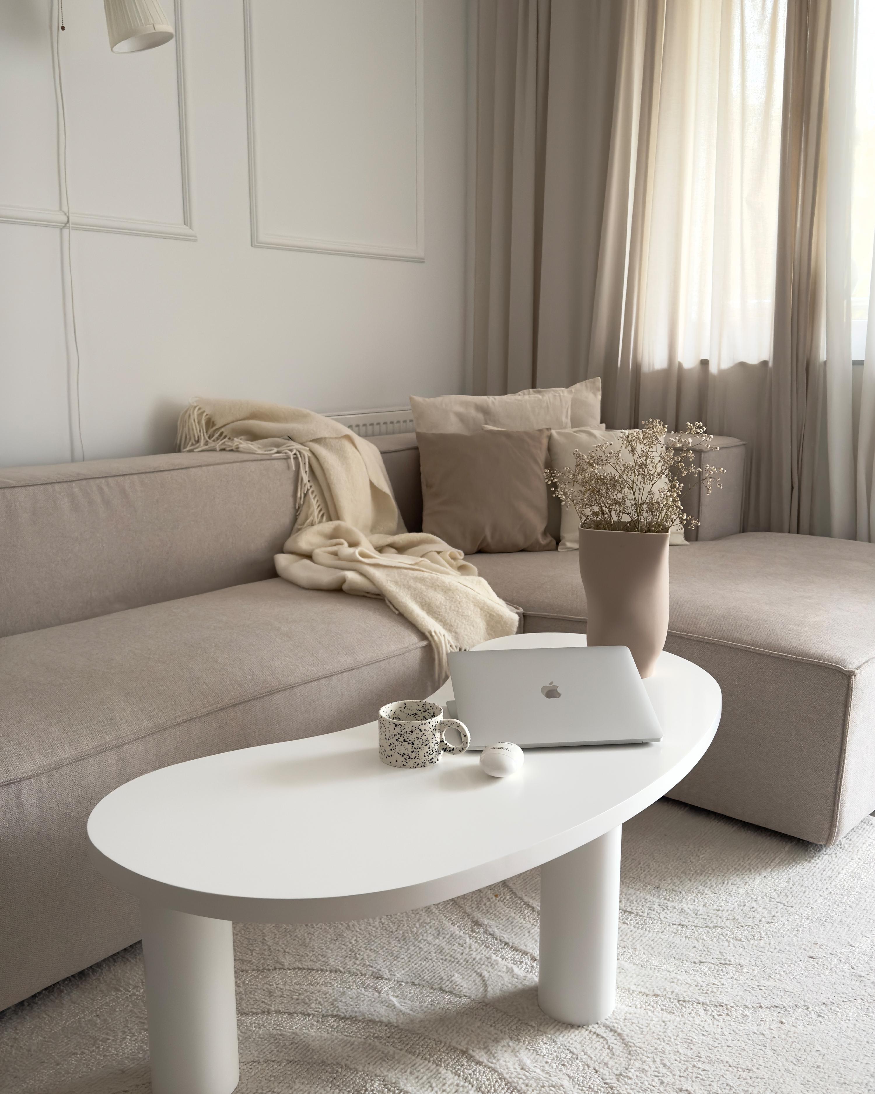 Salontafel AUBURN Wit