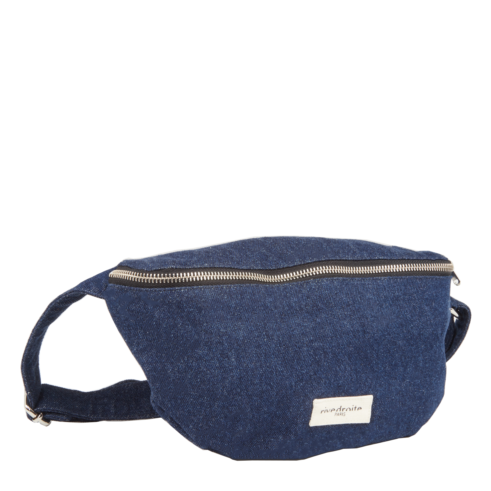 CUSTINE - Sac banane en coton recyclé imprimé | Jean brut