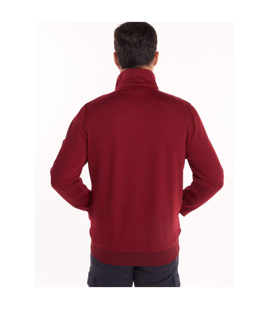 Blouson matelassé bi-matières