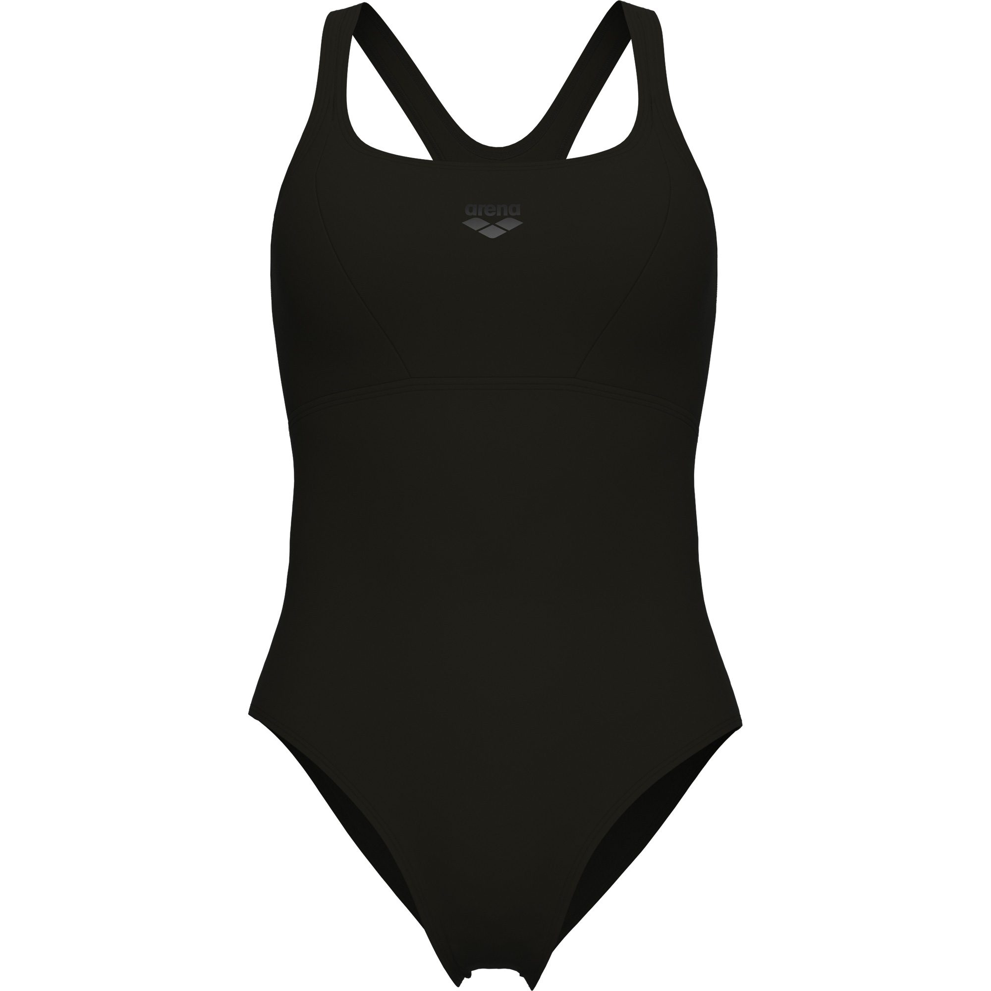 Arena Solid Control Pro Back Badeanzug Damen schwarz