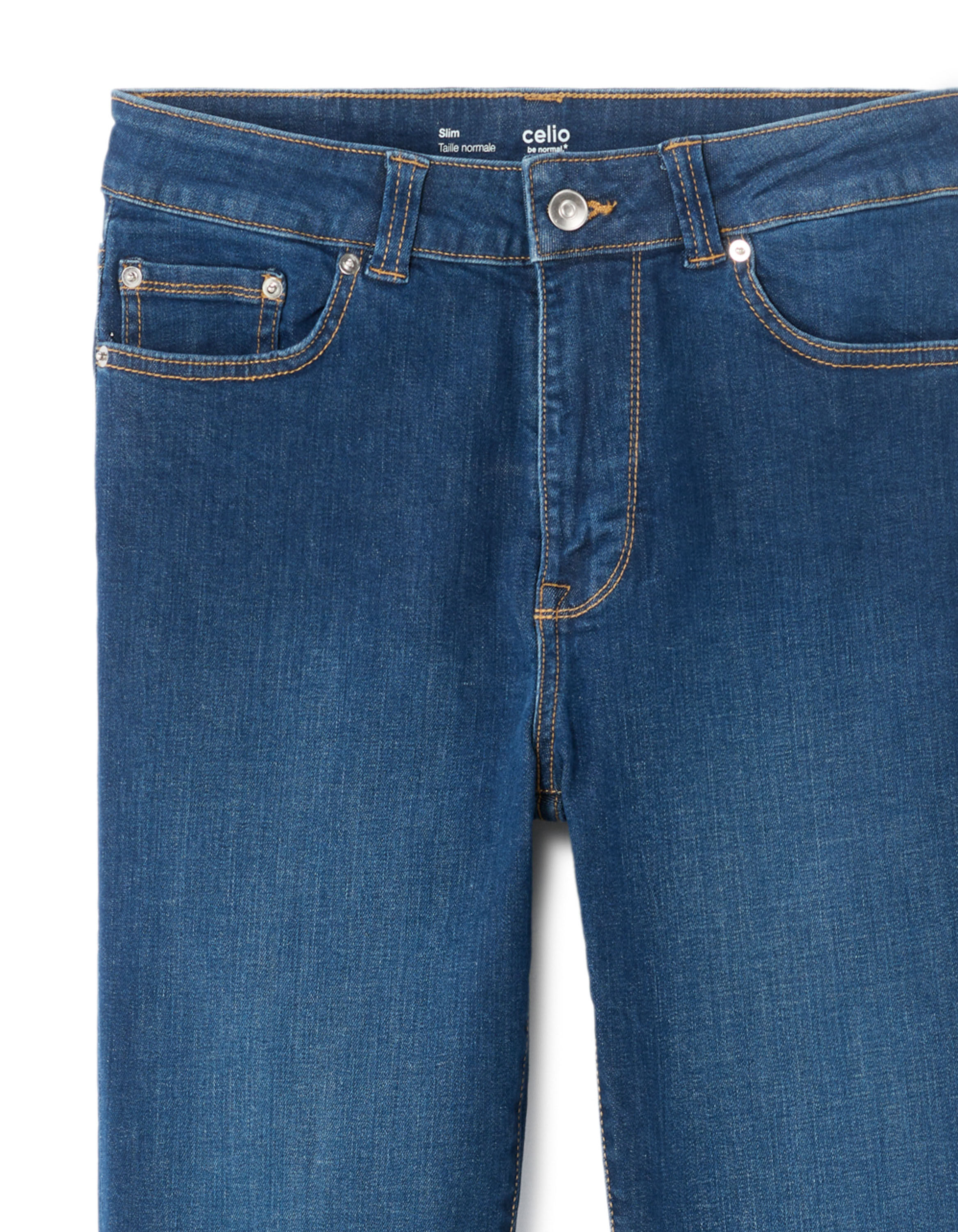 Jean slim coton stretch - bleu