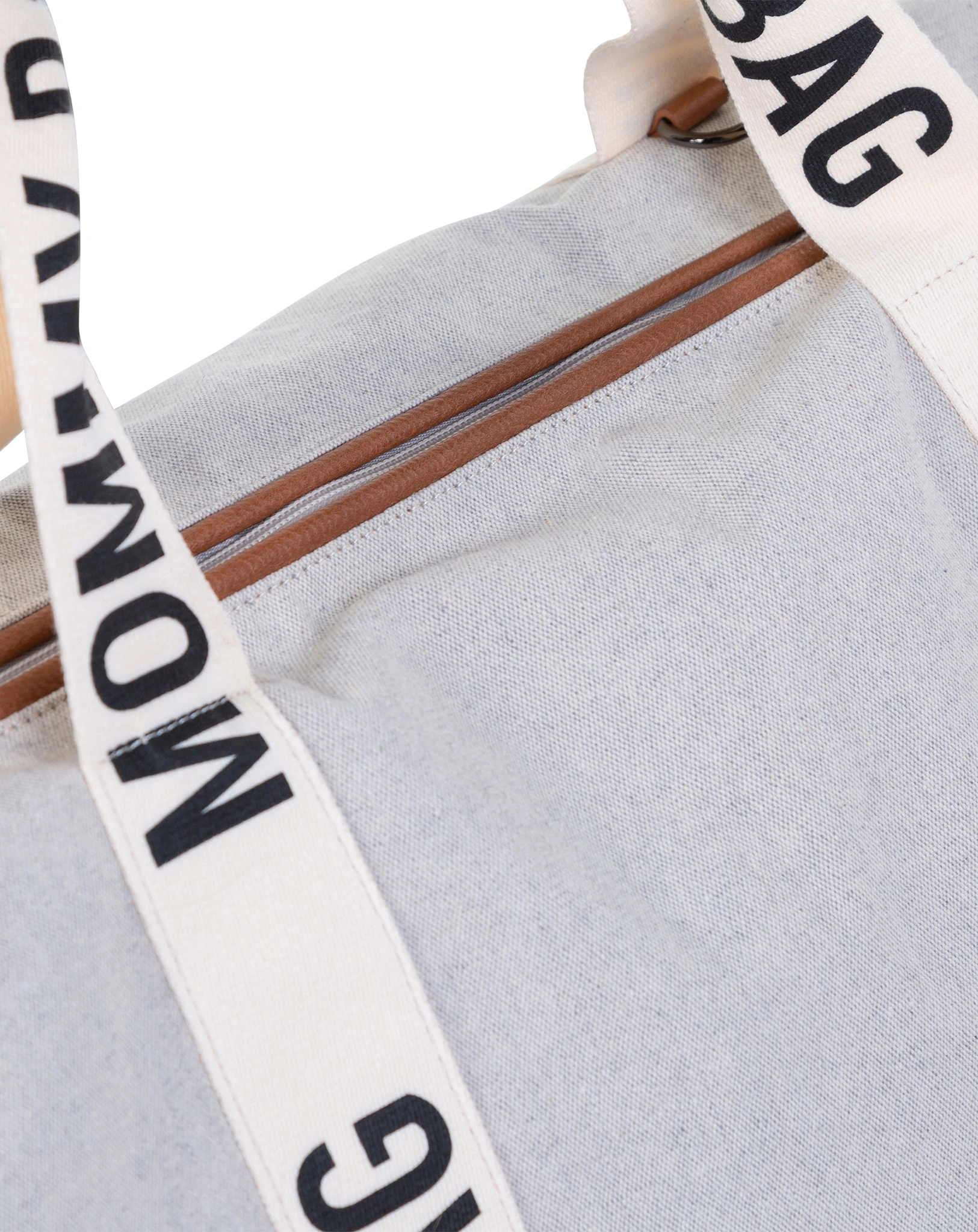 Canvas-Wickeltasche MOMMY BAG SIG (55x35x40) in offwhite