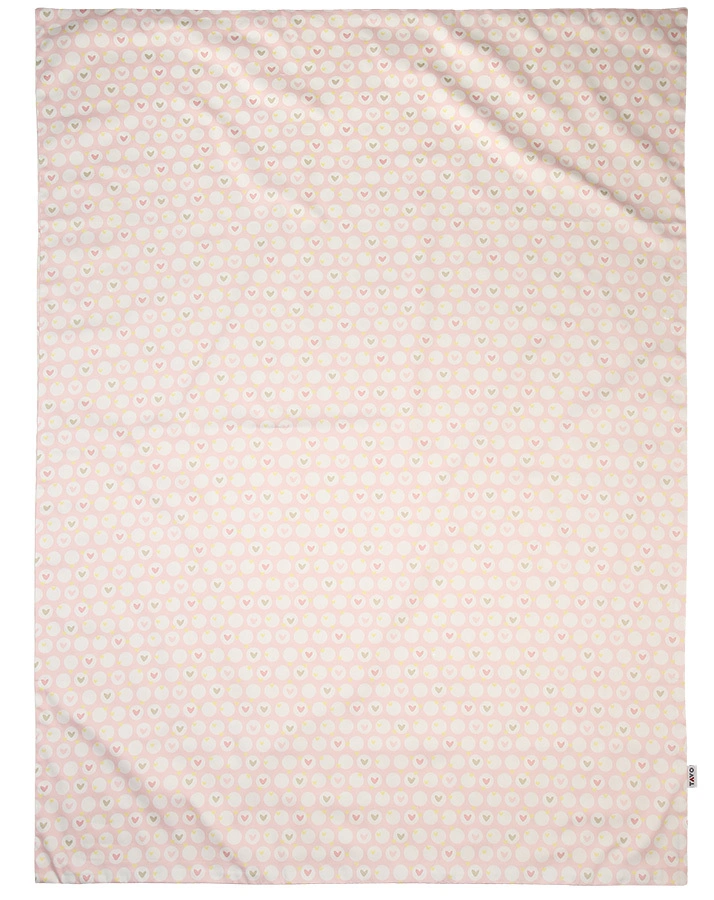 Bettwäsche HERZ (100x135/40x60) in rosa