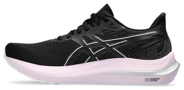 Chaussures Running Asics GT-2000 12 Noir/Blanc Femme