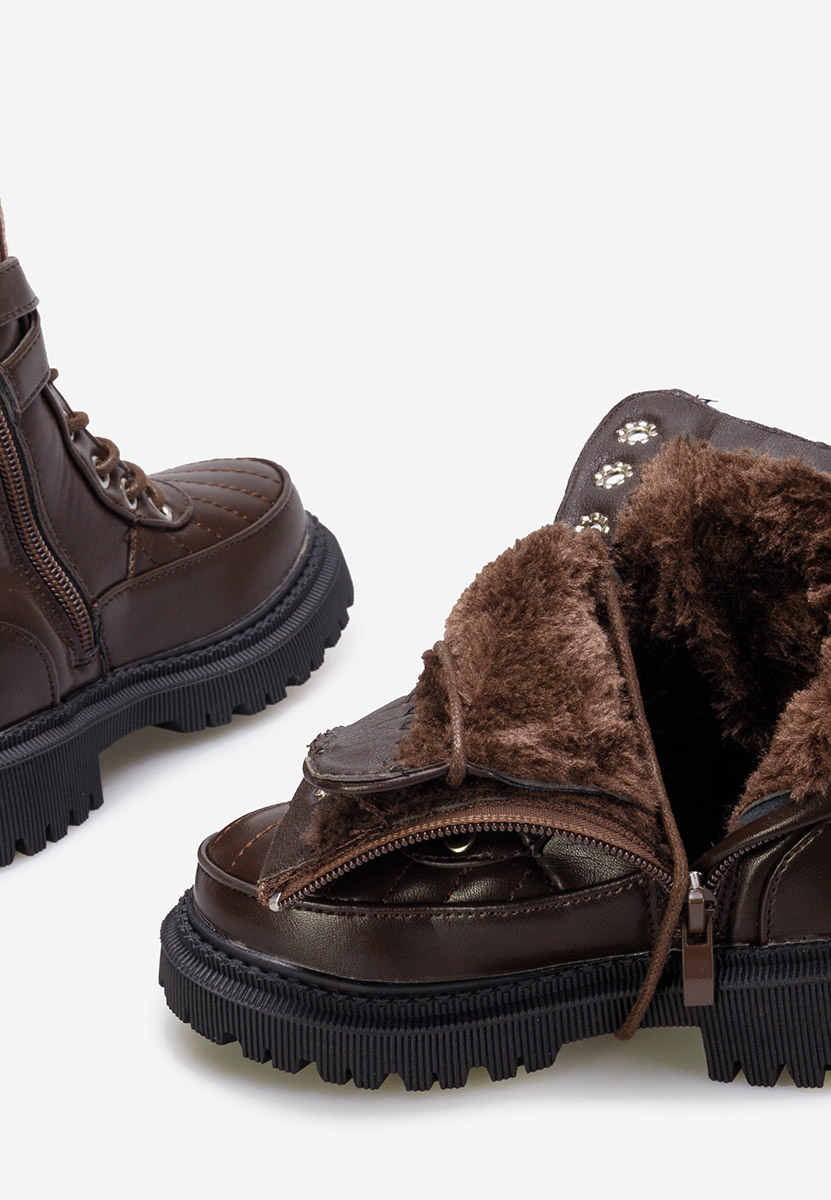 Bottines filles brunes Casilda A