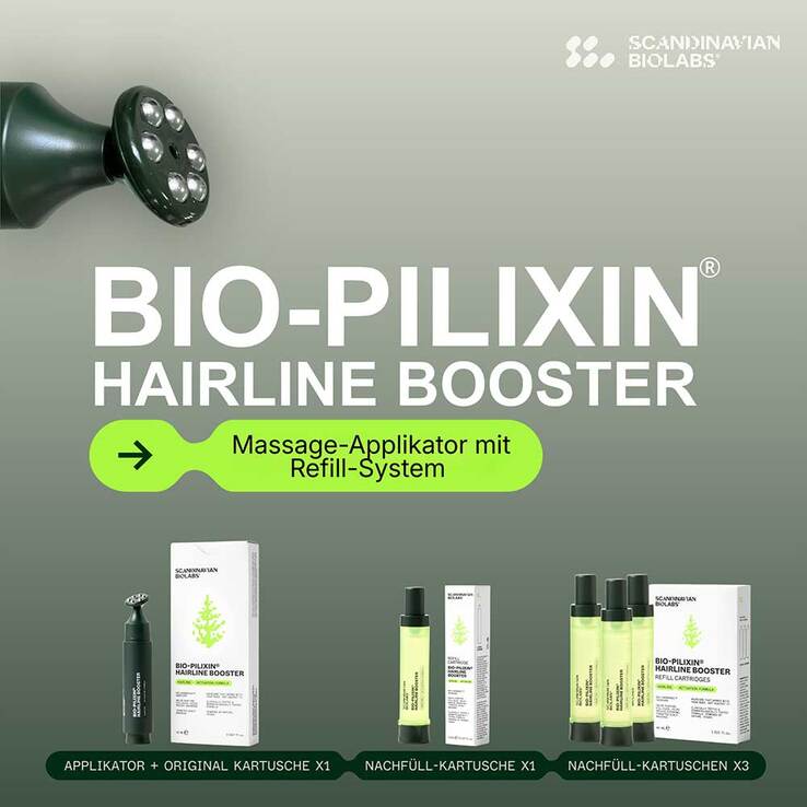 Bio-Pilixin Hairline Booster Serum refill, 3X15 ml