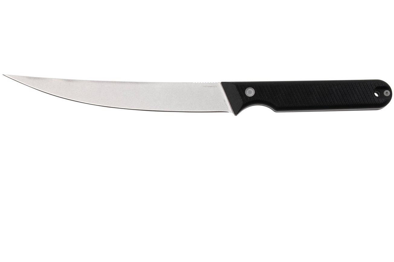 The James Brand The Humboldt KN130114-00 Böhler N690 Stonewash, Black G10, fileermes, Conner Coffin design
