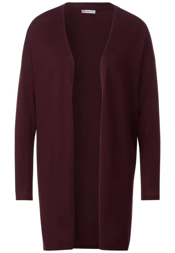 Langer Cardigan - plummy wine