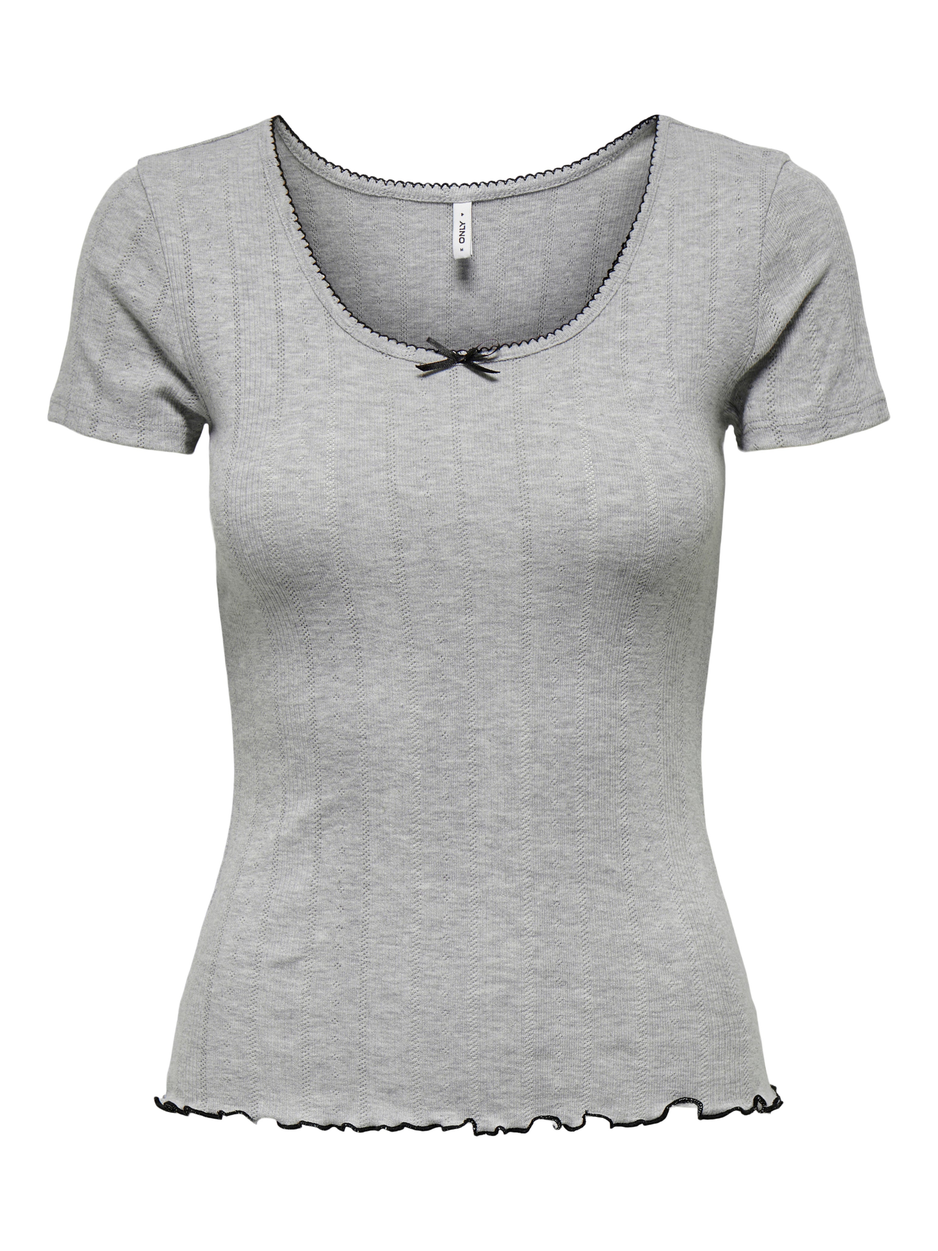 ONLTENNA Top Light Grey Melange