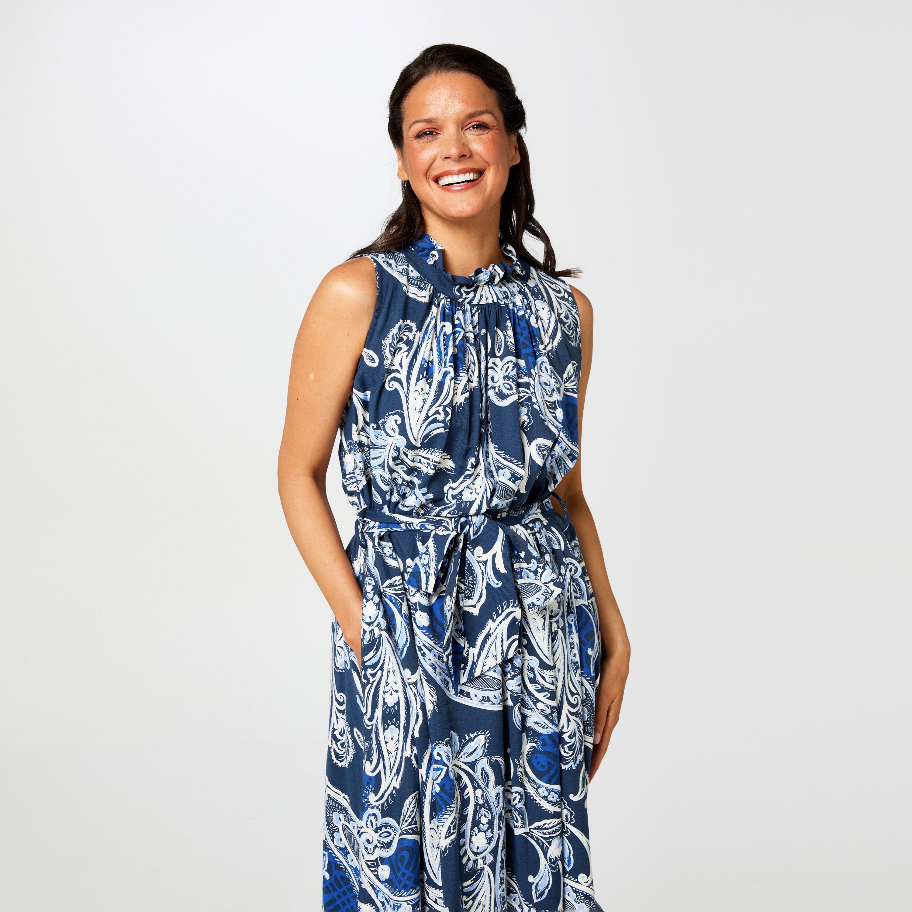 Biba Belted Maxi Dress