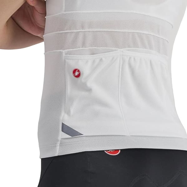 Maillot vélo CASTELLI ANIMA 4 SLEEVELESS IVORY/LIGHT BLACK
