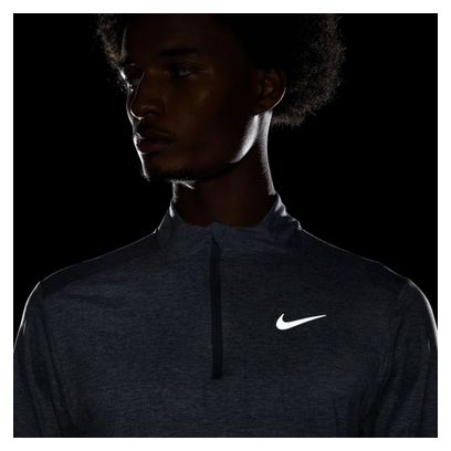 Haut 1/4 zip Nike Element Gris Homme