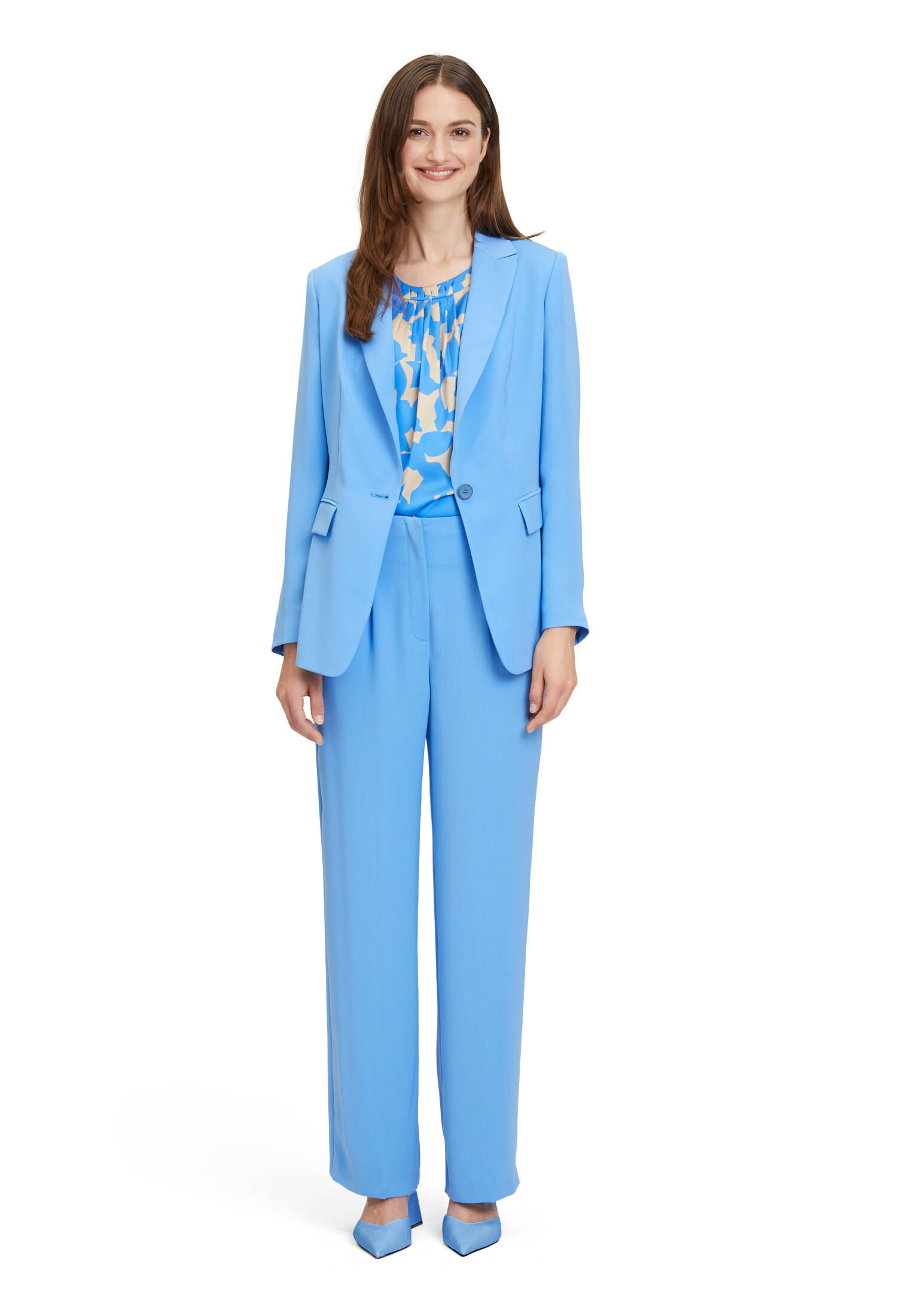Betty & Co| Damen Stoffhose mit Bundfalten