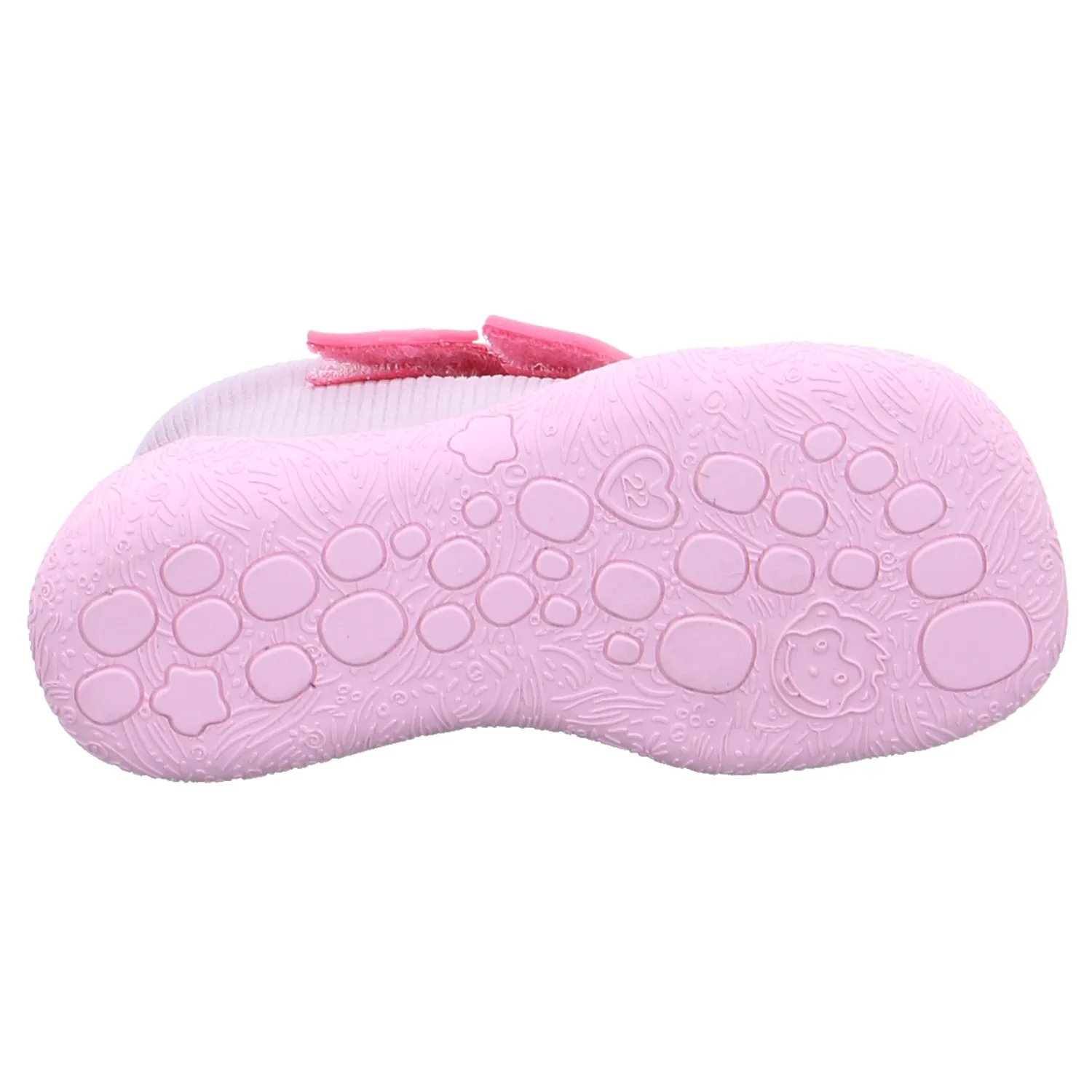 AFFENZAHN Lauflernschuh Rosa Leder  Krabbelschuh