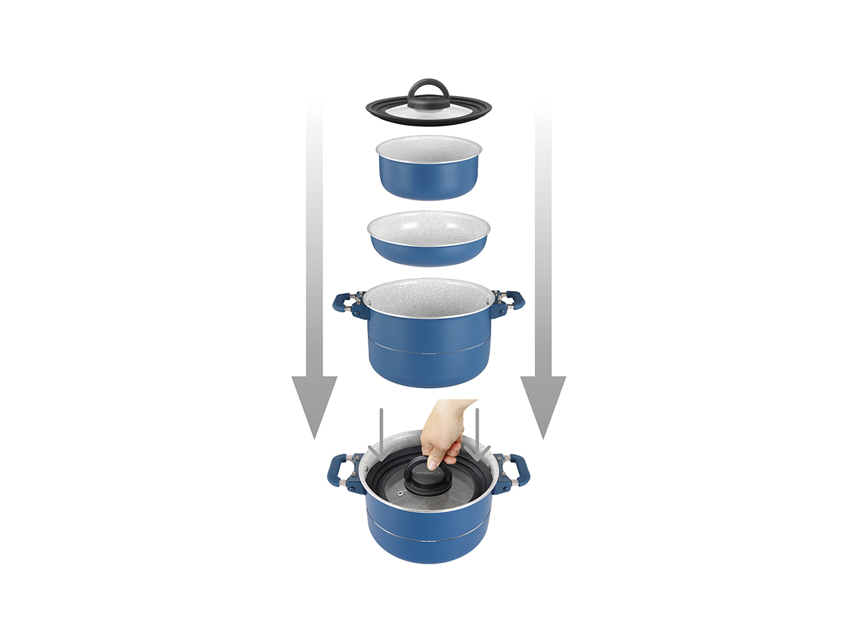 Brunner Carezza Magnet 7-delige pannenset - Ø 24 cm