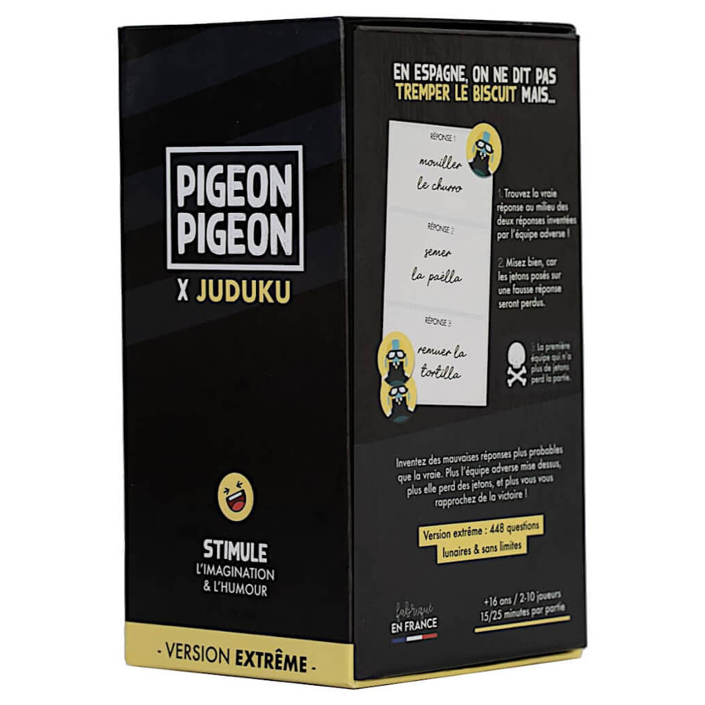 Pigeon Pigeon Noir - Extrême x Juduku