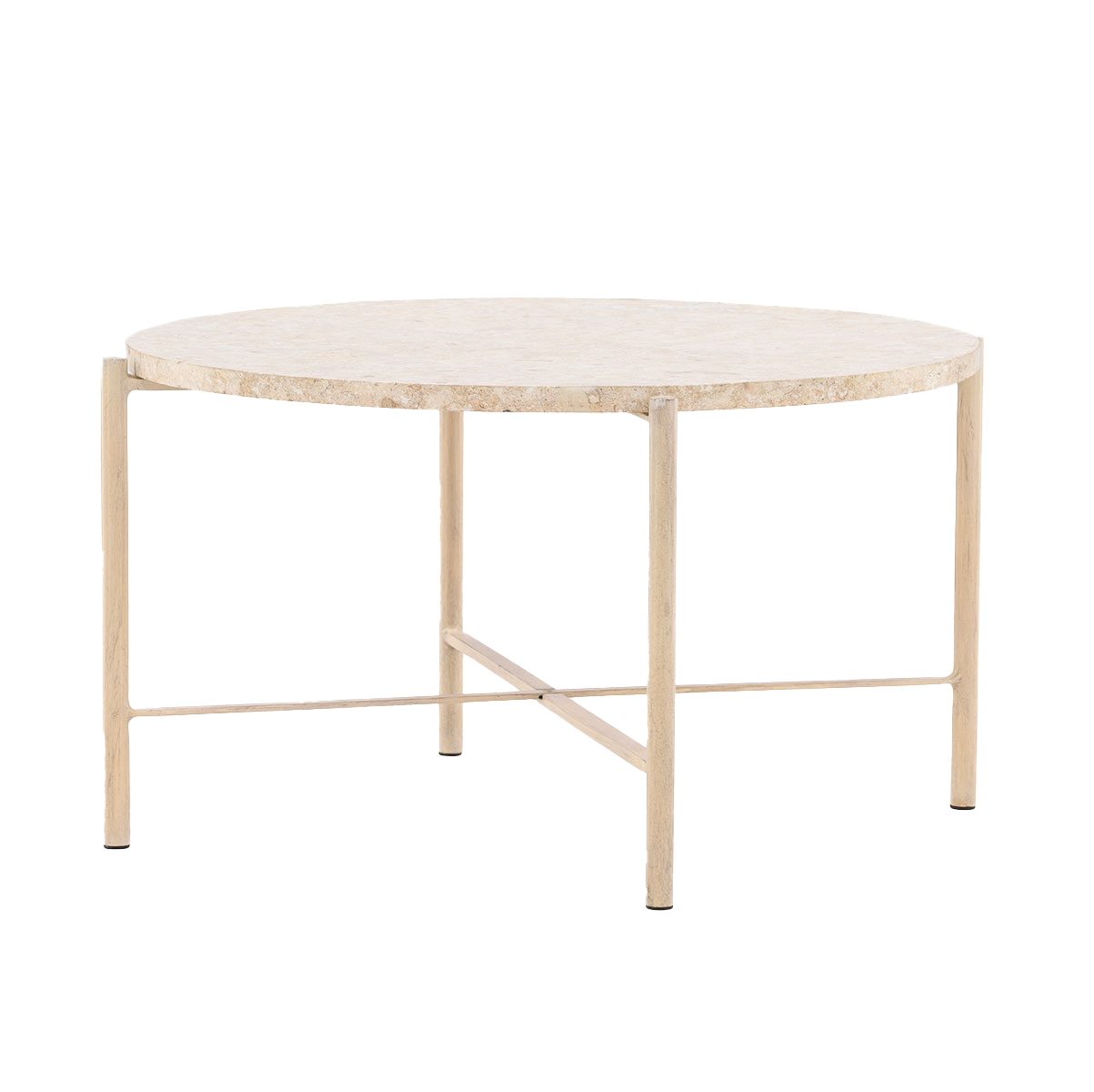 Salontafel Thora - met stenen blad Beige