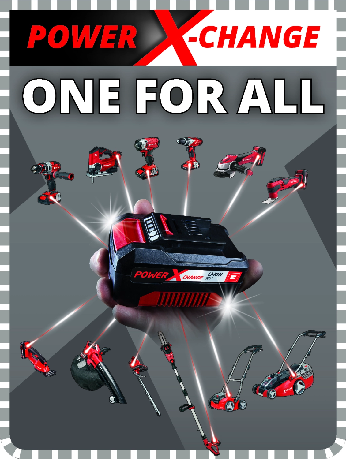 Einhell TE-AG 18 LI - SOLO 18V Li-Ion Accu haakse slijper body - 115mm