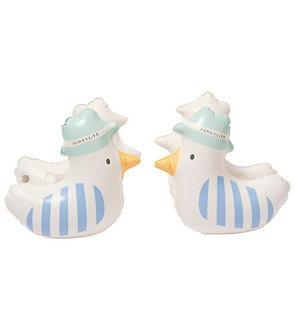 SunnyLife Schwimmflügel - 3-6 Jahre - Sid Die Möwe - Blue Stripe