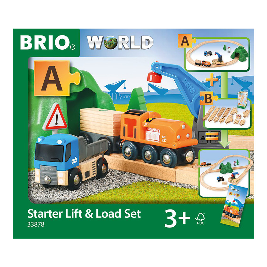 Véhicule Fonction Brio Train - Coffret de Démarrage Transport de Fret Pack A