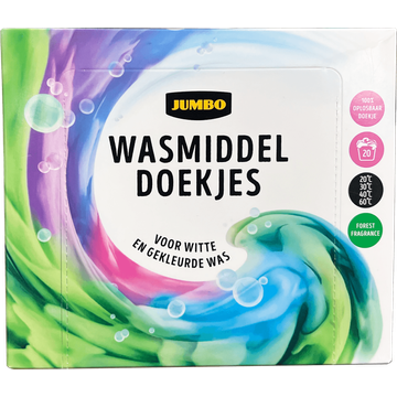 Jumbo Wasmiddeldoekjes 20 Stuks