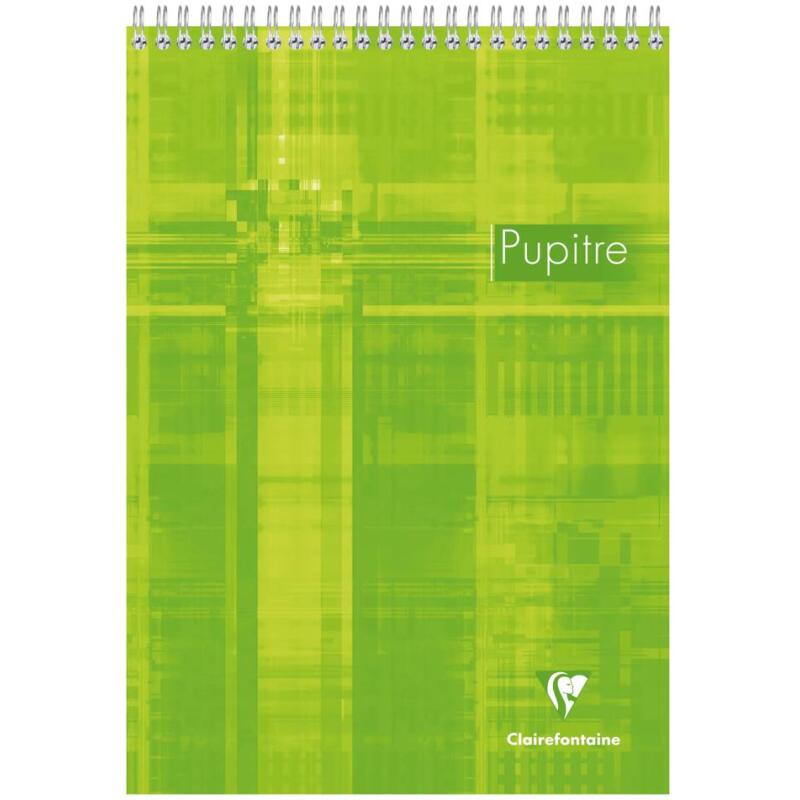 Bloc Pupitre reliure intégrale en-tête A4 160 pages détachables petits carreaux - Assortis