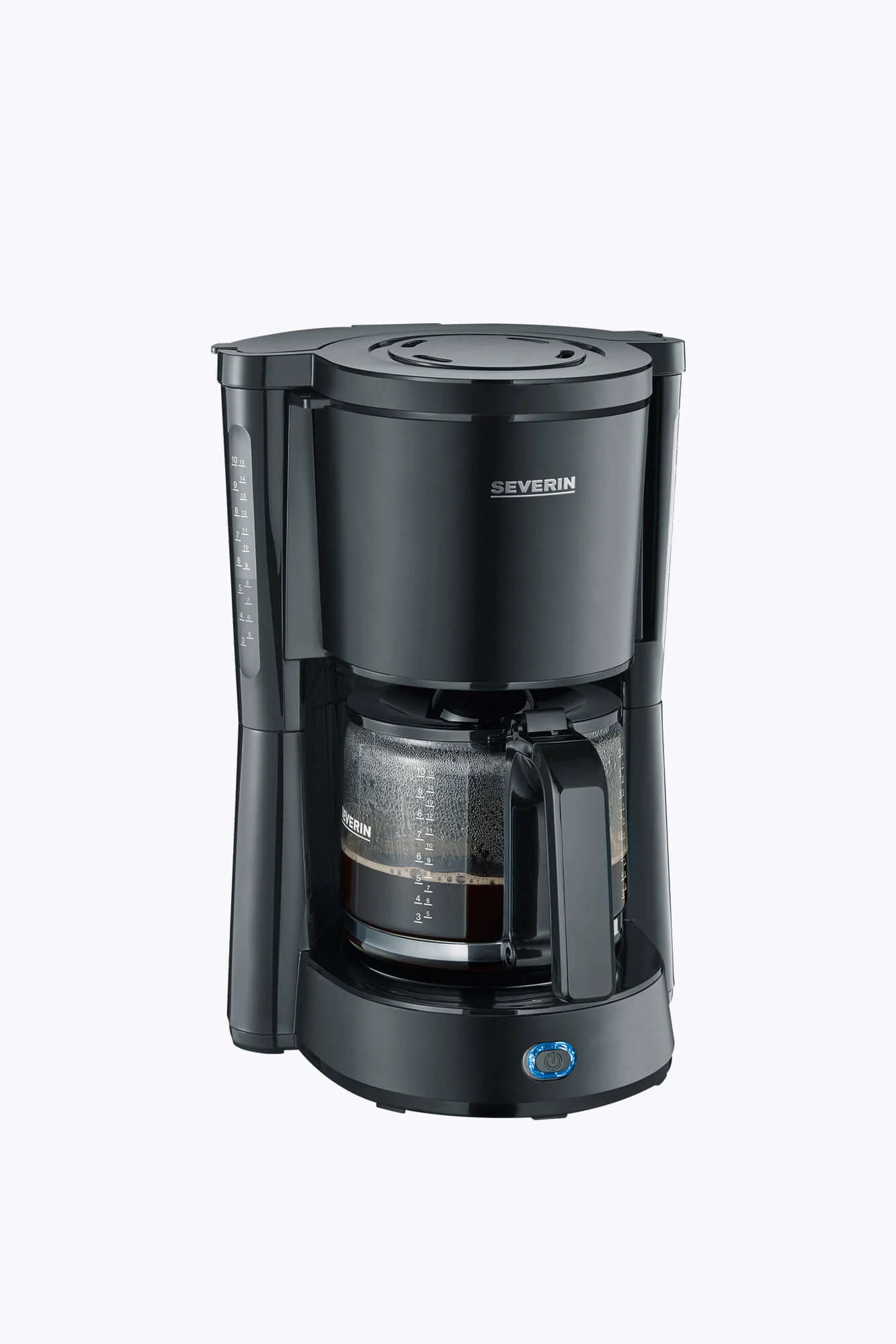Severin Filterkaffeemaschine KA9554, Schwarz Matt