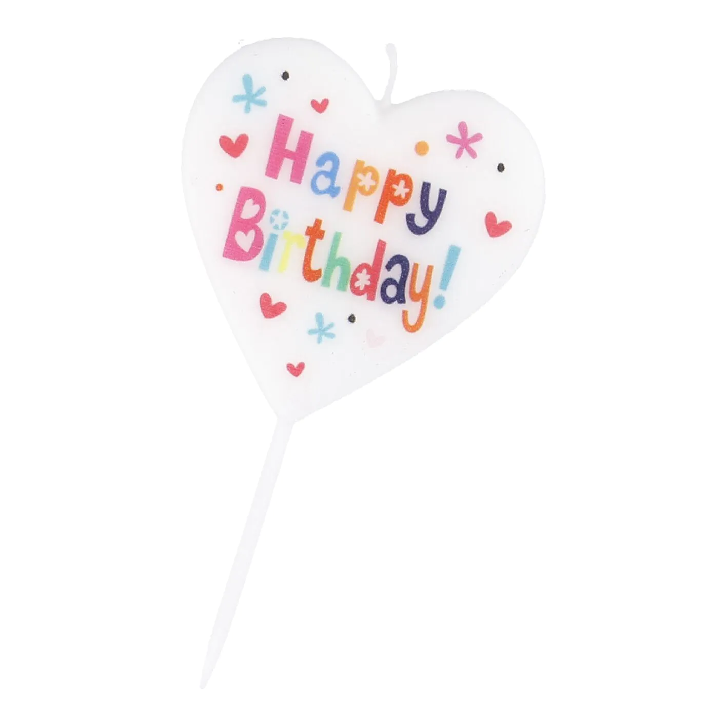 Tortenkerze Geburtstag, Herz