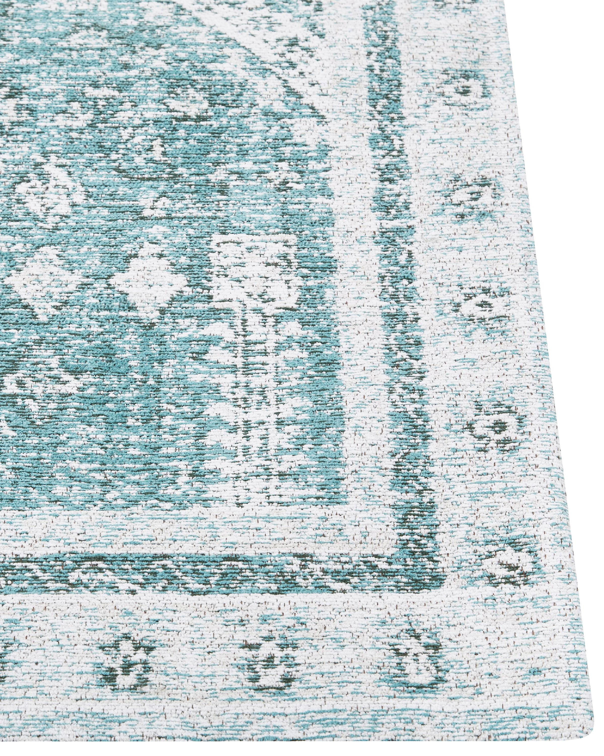 Vloerkleed FULLA Mintgroen 160 x 230 cm Katoen