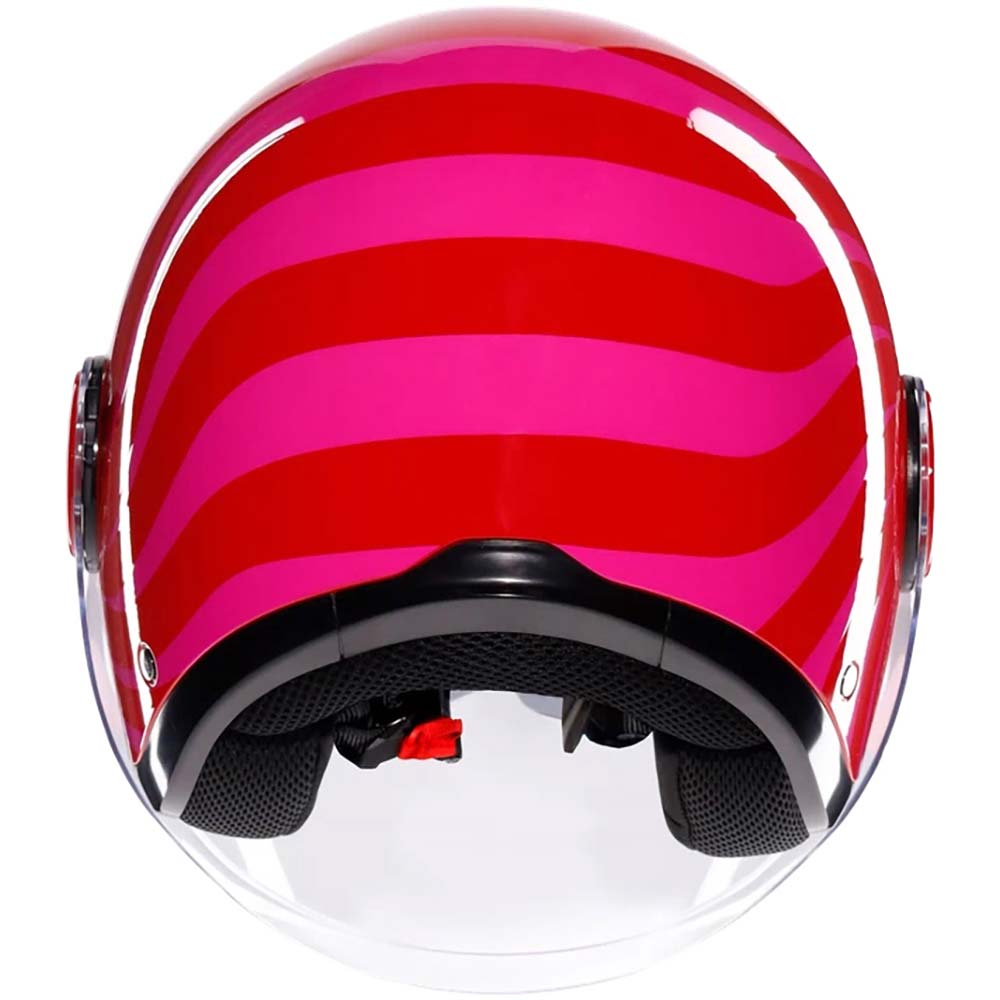 AGV - Casque Eteres Tropea Rouge / Rose