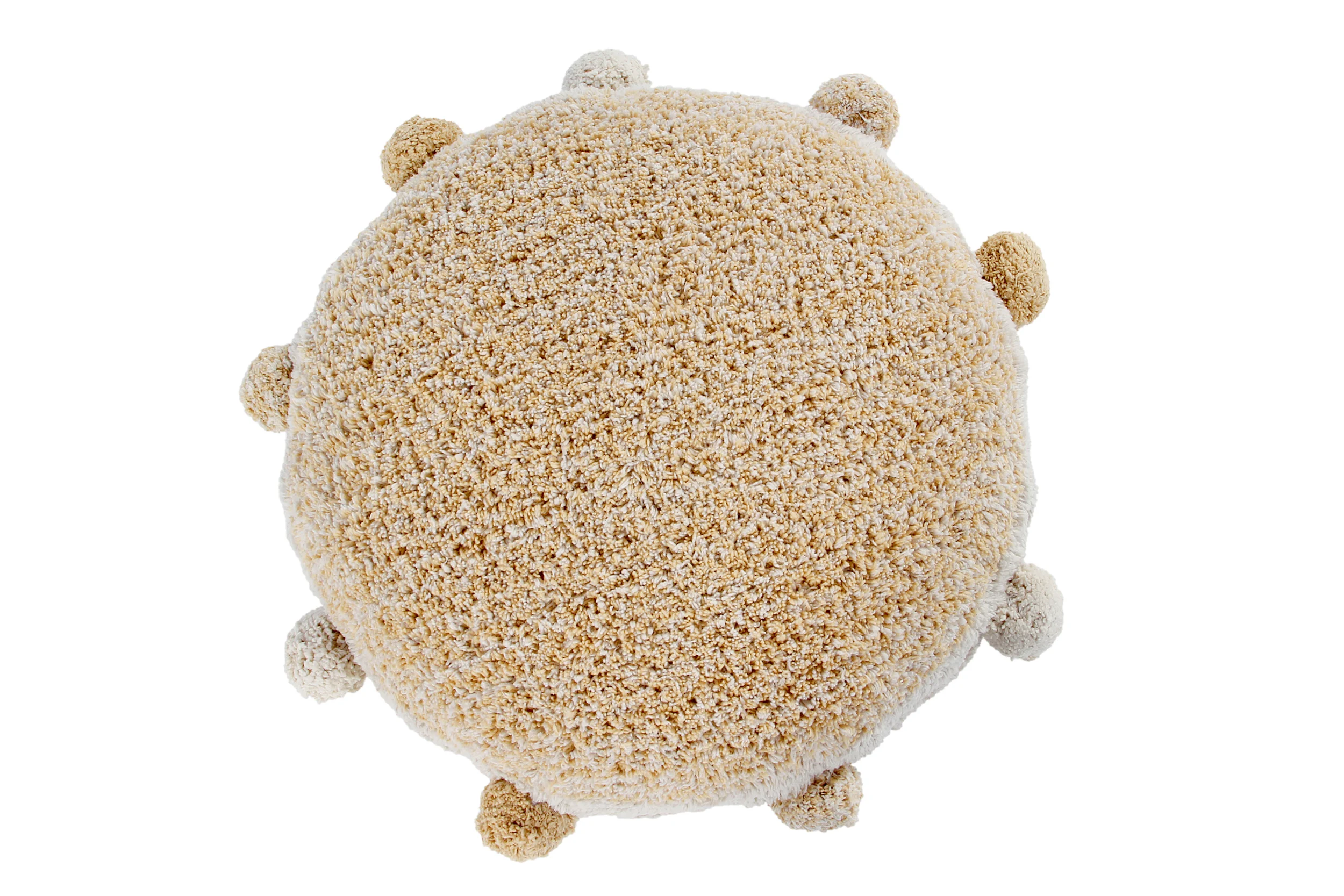 BULLE - Coussin de sol en coton | Doré