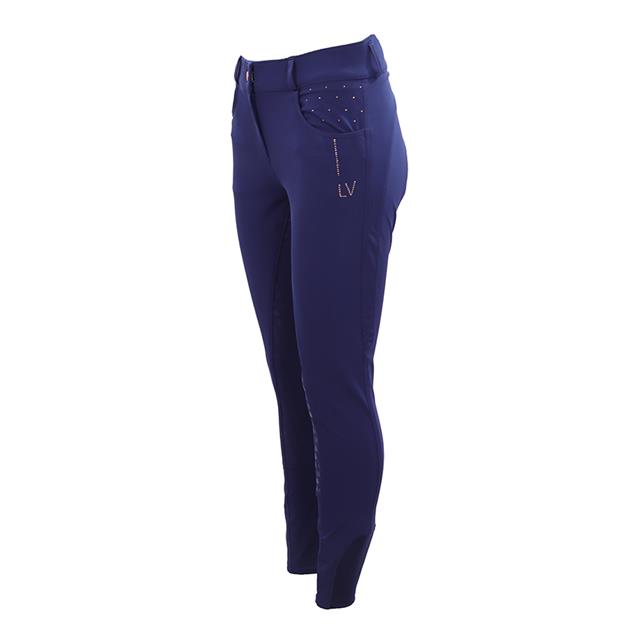 Paardrijbroek La Valencio LVWhistle Full Grip Donkerblauw