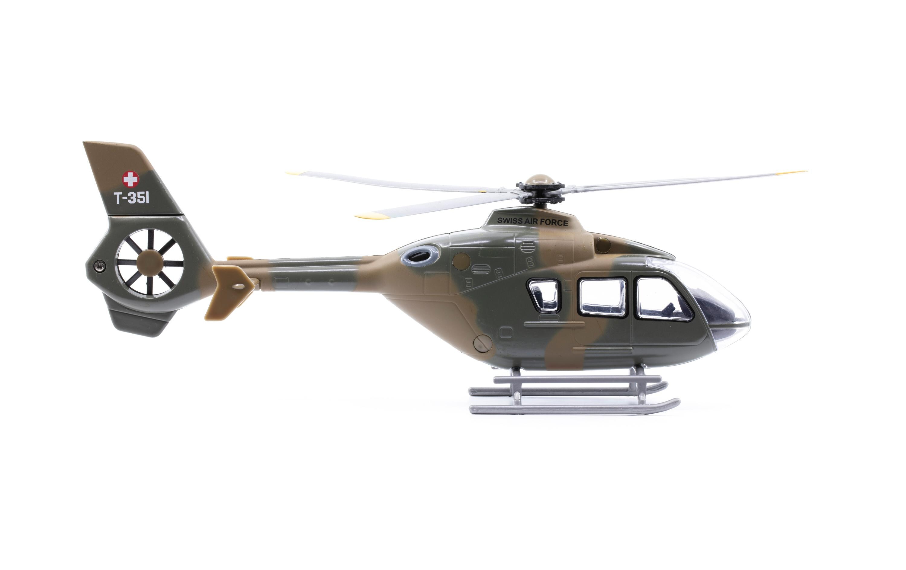 Toy EC-635 Swiss Air Force Helikopter 1:24Schweizer Luftwaffen-Helikopter Midi Grösse