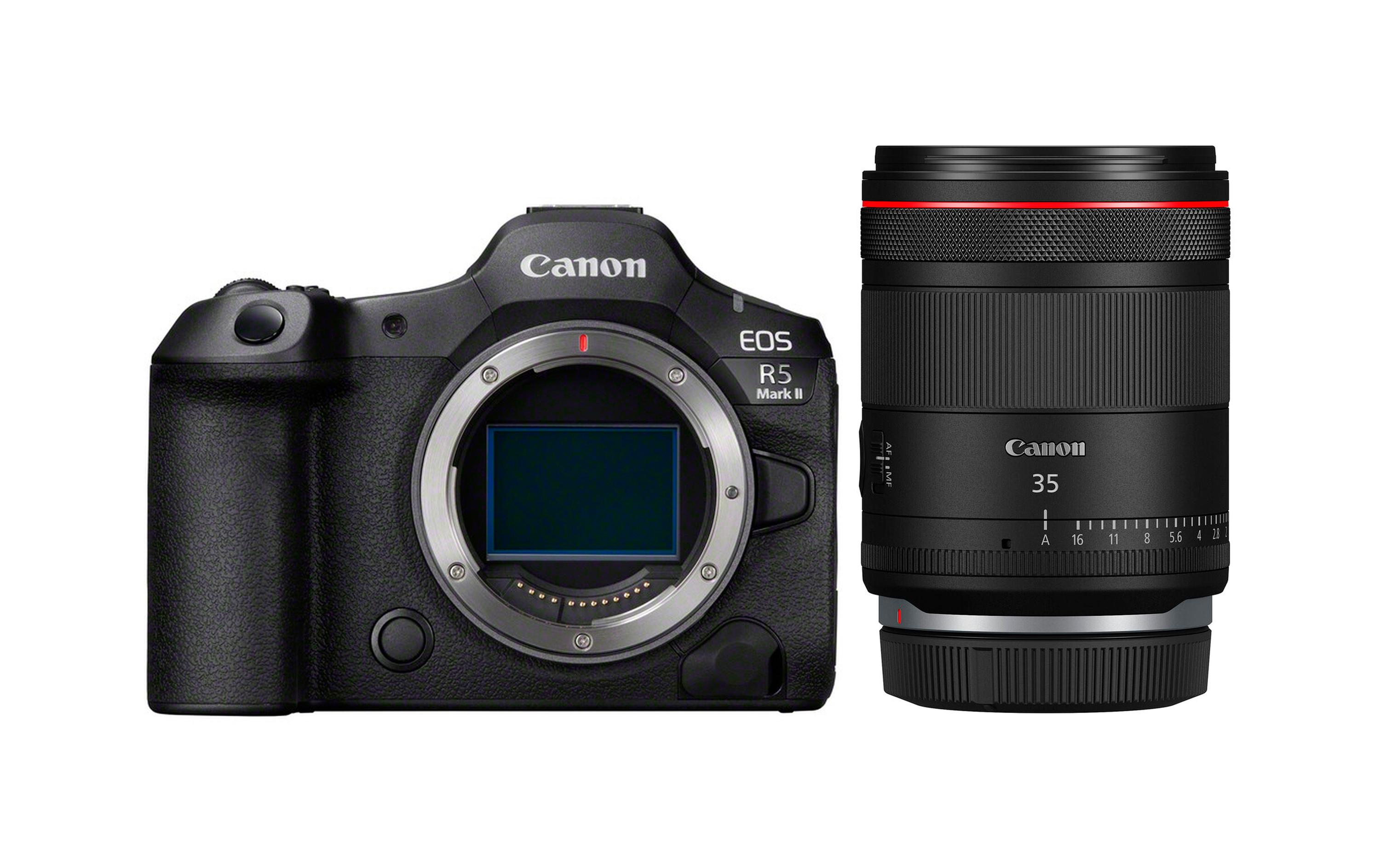 Fotokamera EOS R5 Mark II Kit RF 35mm F/1,4 L VCM<br>Leistungsstarke Kamera für Fotografen und Filmemacher aller Genres inklusive Objektiv