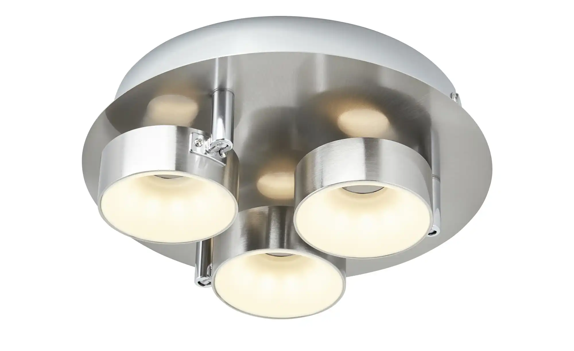 KHG LED-Spot, 3-flammig Nickel matt