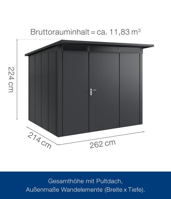 Hörmann Metallgerätehaus Juno JPD9 L-Sk