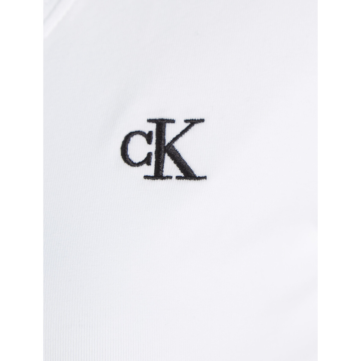 CALVIN KLEIN JEANS<br>Camiseta de manga curta com decote em V